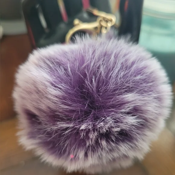 Purple and Pink Owl Keychain Charm - Picture 2 of 5